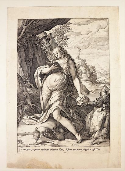 Hendrick GOLTZIUS (1558-1617) Hendrick GOLTZIUS (1558-1617) d'après 4 gravures allégoriques...