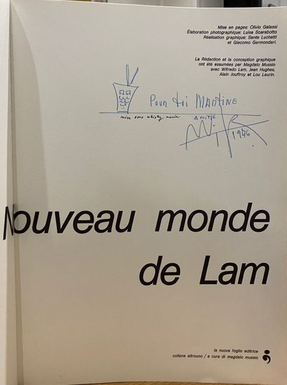 null LAM Wifredo JOUFFROY Alain. LE NOUVEAU MONDE. La Nuova foglio editrice avec...