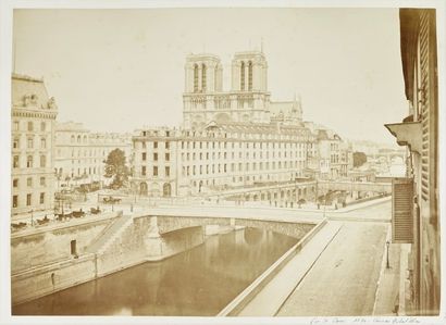 PHOTOGRAPHIES 
PARIS – INONDATIONS 1876 Inondations de Paris en 1876 : Auteuil, Bercy,...