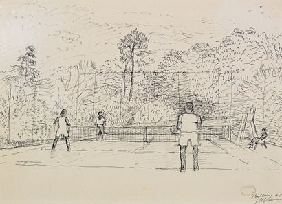 Robert Henry PINCHON - Robert Henry PINCHON - TENNIS The doubles game, 1948. India...