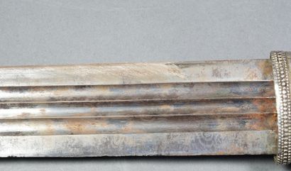 null 
Interesting oriental dagger says "Kinjal". Work in silver (minimum 800 thousandths)...