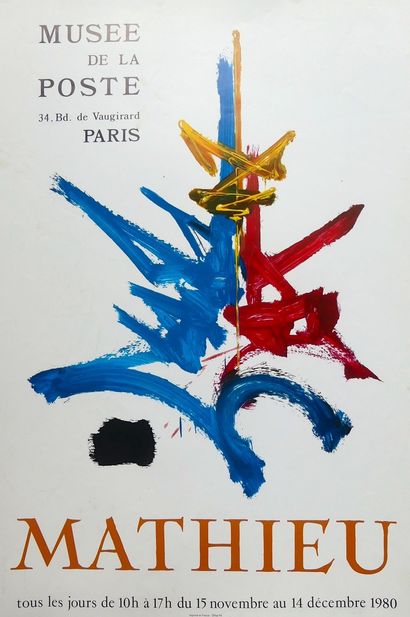 DIVERS (6 affiches) Bernard BUFFET (1980) - COCTEAU (1965) - André FRANÇOIS (1965)...