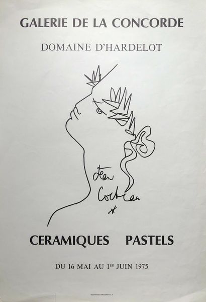 DIVERS (6 affiches) Bernard BUFFET (1980) - COCTEAU (1965) - André FRANÇOIS (1965)...