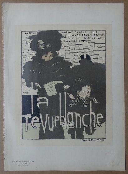 LES MAÎTRES DE L’AFFICHE- BONNARD Pierre (1867-1947) LA REVUE BLANCHE. 1894 Planche...