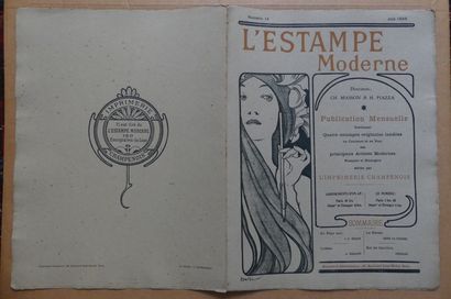 L’ESTAMPE MODERNE- Number 14 - June 1898 (4 prints) BESSON "AU PAYS NOIR" - GIRALDON...
