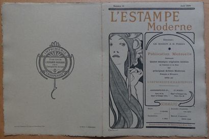 L’ESTAMPE MODERNE – Numéro 16 et Numéro 17- Août 1898 (2 estampes) et Septembre 1898...