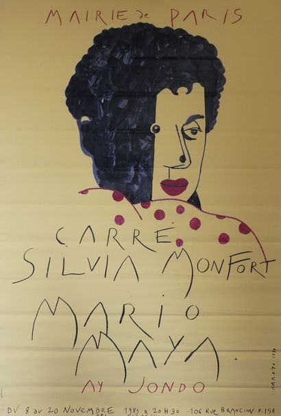 ARROYO Eduardo - BUFFET Bernard & YVARAL (3 affiches) Galerie Garnier « Vingt Mille...