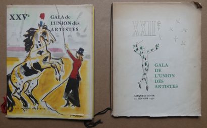 null PARAMOUNT FILMS. "GUEST BOOK". SEASON 1927-1928 and GALA DE L'UNION DES ARTISTES...