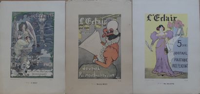 LES AFFICHES ILLUSTRÉES (10 Plates) ILLUSTRATED POSTERS " Contest organized by the...