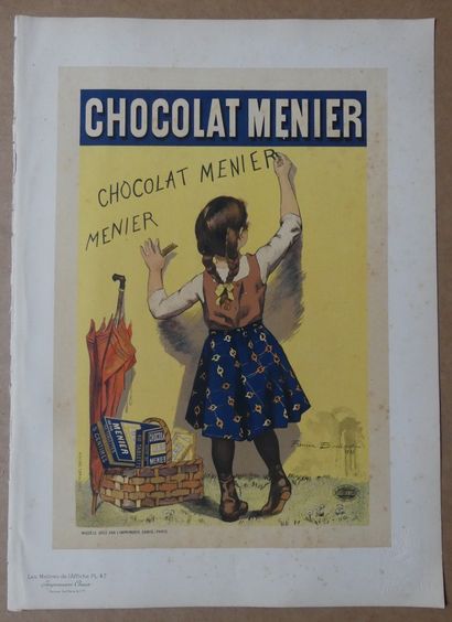 LES MAÎTRES DE L’AFFICHE – BOUISSET Firmin (1859-1925) CHOCOLAT MENIER Planche n°47...