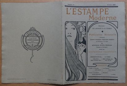 L’ESTAMPE MODERNE- Numéro 18 - Octobre 1898 (3 estampes) DESVALLIÈRES. « PORTEUR...