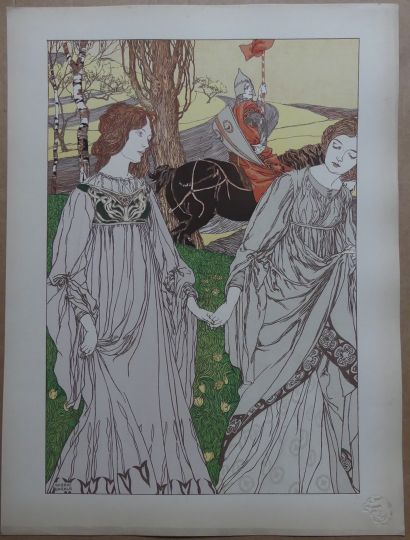L’ESTAMPE MODERNE – Number 11 - March 1898 (4 prints) HANS CHRISTIANSEN "L'HEURE...