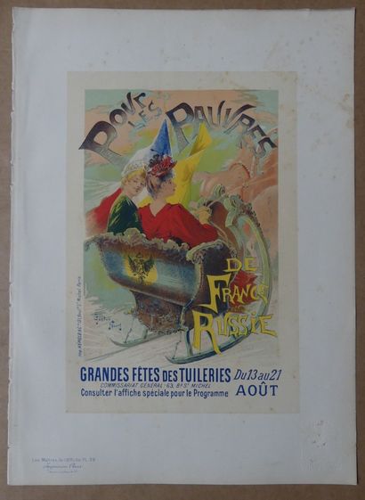 LES MAÎTRES DE L’AFFICHE - BAC Ferdinand (1859-1952) et NOURY Gaston (1865-1936)...