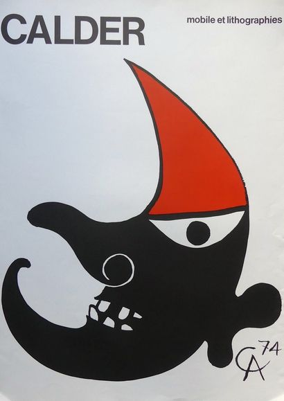 CALDER Alexander (1898-1976) (2 posters) MAEGHT GALLERY. "CALDER- CRAGS AND CRITTERS"...