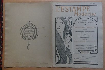L’ESTAMPE MODERNE- Numéro 24 - AVRIL 1899 (5 estampes) AGACHE « IMPÉRIA » - DELORME...