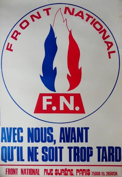 null MISCELLANEOUS (2 posters) FRONT NATIONAL. "FN" and IGERL Paul "LMC. Pour l'empire...