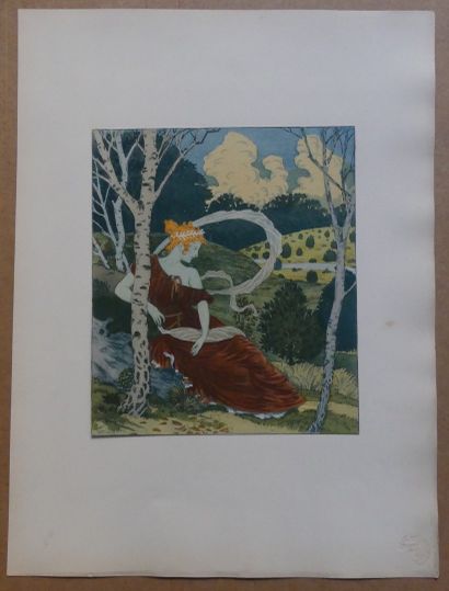 L’ESTAMPE MODERNE- Number 23 - MARCH 1899 (3 prints) BRACQUEMOND " PORTRAIT " - GRANÈS...