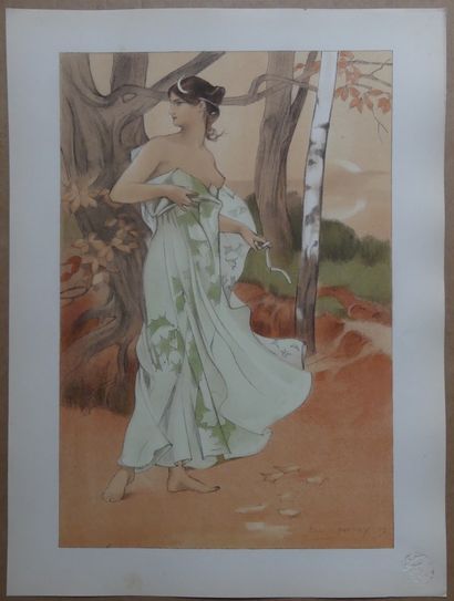 L’ESTAMPE MODERNE – Number 10 - February 1898 (4 prints) DONNAY " ARTÉMIS " - LEPÈRE...