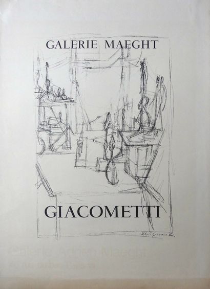 GALERIE MAEGHT GIACOMETTI. No mention of...