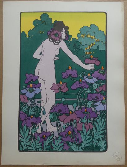 L’ESTAMPE MODERNE – Number 11 - March 1898 (4 prints) HANS CHRISTIANSEN "L'HEURE...