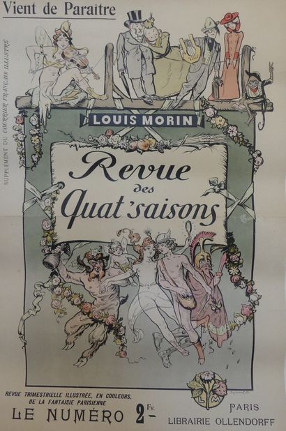 null DIVERS (3 affiches) FLEUR DES NEIGES. « Grand roman inédit » - « REVUE DES QUAT’SAISONS...