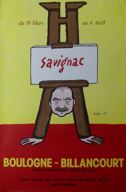 SAVIGNAC Raymond (1907-2002) et SAVIGNAC (d’après) (6 affiches) TRÉCA-FOIRE DES LOISIRS-...