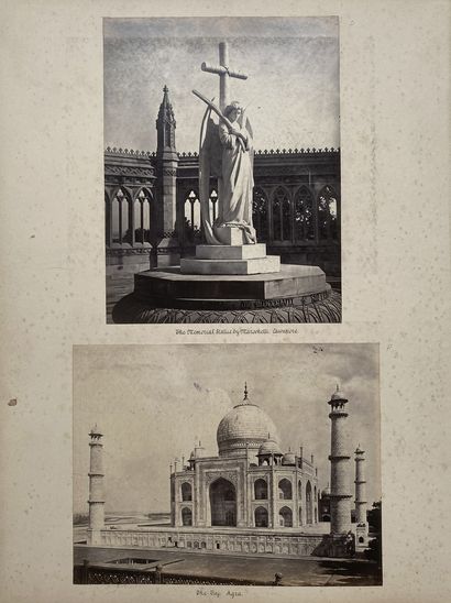 INDE – FRANCIS FRITH (1822-1898) Ensemble de vues et monuments, ca. 1870 : Cashmere,...