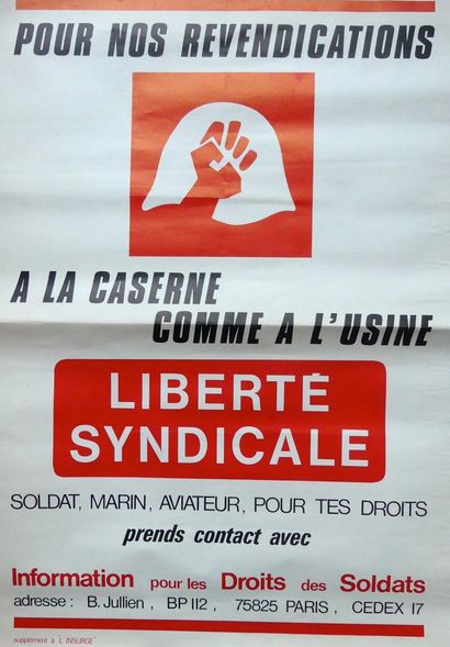 DIVERS (5 affichettes) SAVIGNAC Raymond « DROGUE LE GENDARME PROTÈGE » (2) – ORDONNANCE...
