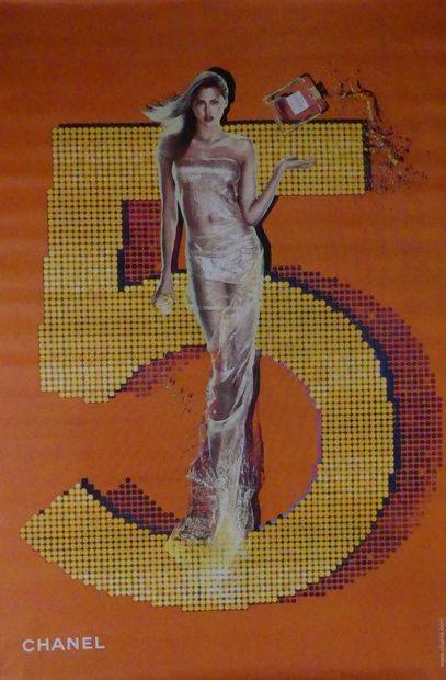 GOUDE Jean-Paul CHANEL N°5 (2 affiches) No mention of the printer 175 x 118 cm -...