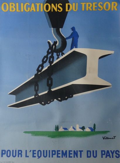 SAVIGNAC Raymond (1) – VILLEMOT TAUZIN (4 affiches) PETROFIGAZ. « EMPRUNT 78 » ....