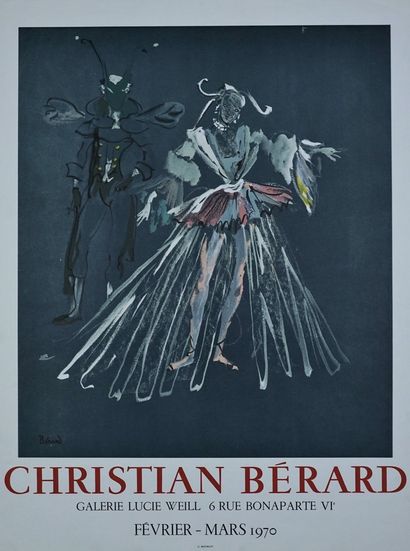 GALERIE LUCIE WEILL (5 affiches) André DERAIN (1963) – Christian BÉRARD (1967 et...