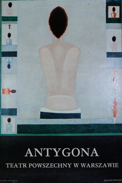 NOWOSIELSKI Jerzy (1923-2011) TEATR POWSZECHNY W WARSZAWIE " ANTYGONA " Editions...