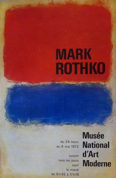 BUFFET Bernard - MARK ROTHKO et POLIAKOFF Serge 
(5 affiches et affichettes). GALERIE...