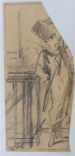 Alfred GREVIN (1827-1892) Lot of 10 drawings . in the state (possible accidents and...