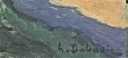 Henri DABADIE (1867-1949) 
Landscape . Oil on panel. 27,5 x 35 cm. Signed lower ...