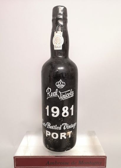 PORTO 1 bottle of PORTO "Late Bottled Vintage" Real 1981 - Vinicola (bottled in ...