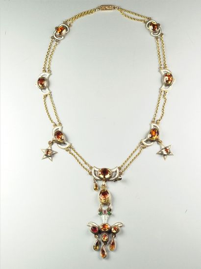 Auvergnat necklace in 18K yellow gold (750/oo)...