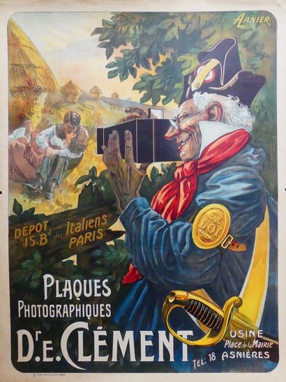 LANIER A PLAQUES PHOTOGRAPHIQUES DR.E.CLÉMENT. Vers 1905 Imprimerie 16 rue de la...