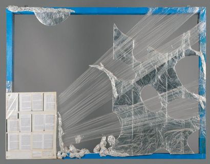 Thomas HIRSCHHORN né en 1957 Relief abstrait n°747, 1999 Bois peint, carton, papier...