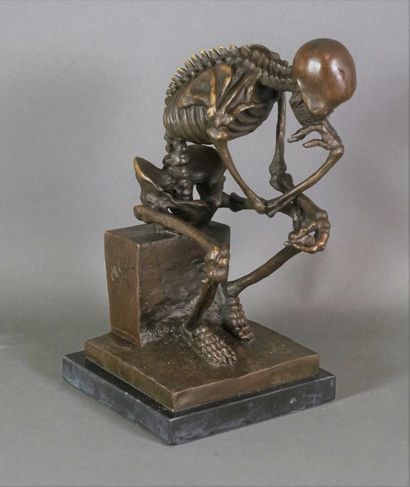 null Miguel Fernando LOPEZ known as MILO (born in 1955)
Skeleton
Bronze with brown...