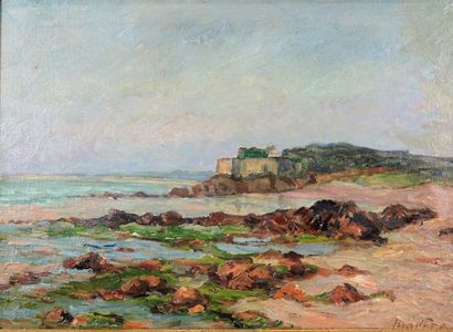 Maxime MAUFRA (1861-1918) Maxime MAUFRA (1861-1918)
Le fort Penthièvre, circa 1903
Huile...