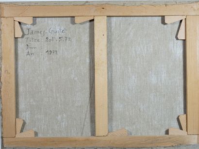 James GUITET (1925-2010) Composition, 1972
Peinture sur toile. Signée et datée en...