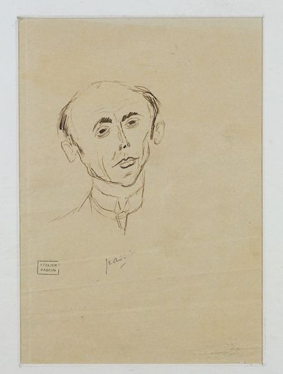 Jules PASCIN (1885-1930) Personnages
Ensemble de trois dessins (lavis d'encre au
pinceau...