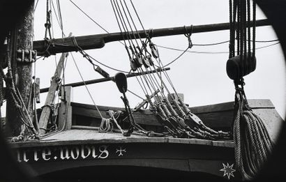 INGI (Louis Ingigliardi, dit) 1915-2008 SPAIN Ropes of a Sailing Boat, Barcelona,...