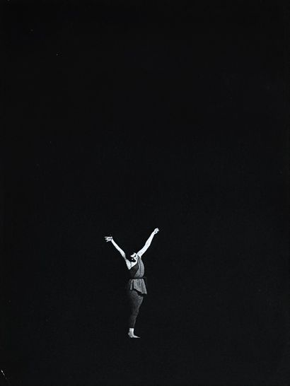 INGI (Louis Ingigliardi, dit) 1915-2008 DANSE Ludmilla TCHERINA (1924-2004) dansant...