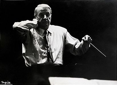 INGI (Louis Ingigliardi, dit) 1915-2008 MUSIC Charles MUNCH (1891-1968), conductor,...