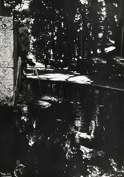 INGI (Louis Ingigliardi, dit) 1915-2008 AIX-EN-PROVENCE Fontaine, July 1955 Photograph...