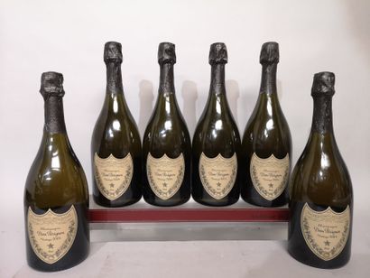 6 bottle CHAMPAGNE DOM PERIGNON Brut 2004...