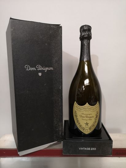 1 bottle CHAMPAGNE DOM PERIGNON Brut 2003...