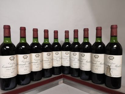 10 bouteilles Château SOCIANDO MALLET - Haut...
